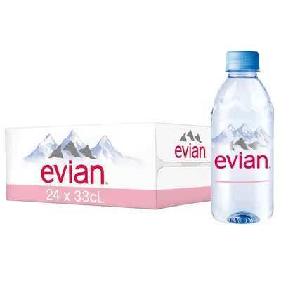 Вода минеральная Evian негазированная 0,33л ᐈ Купить по выгодной цене от  Novus
