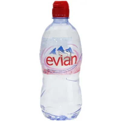 Вода минеральная Evian ПЭТ 1,5 л негаз. 6 шт/уп Купить Оптом: Цена от  999.50 руб