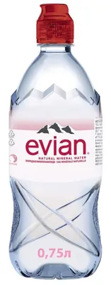 Вода Evian минеральная столовая негазированная 500мл - купить с доставкой в  Vprok.ru Перекрёсток по цене 221.00 руб.