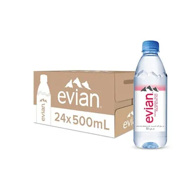 Минеральная вода Evian, негазированная, 0,5 л (12994) купить в Киеве,  Украине | MAUDAU: цена, отзывы, характеристики