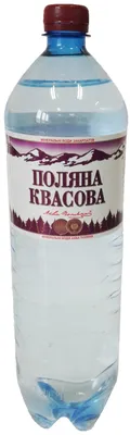 Этикетка минеральная вода Поляна Квасова г Свалява Украина