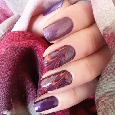 Water Marble Nail Art / Водный маникюр - YouTube