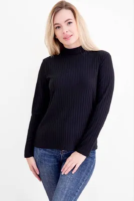 Водолазка женская \"Лиора Ч\" лапша (последний размер) черный 46 – купить за  896 руб. в интернет магазине Текстиль Всем