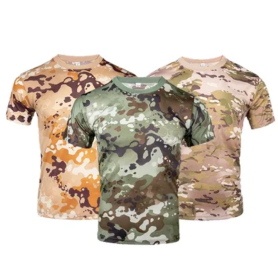 Мужская камуфляжная зеленая тактическая рубашка для рыбалки армейские военные  футболки камуфляжные походные рубашки для кемпинга быстросохнущая  тактическая одежда | AliExpress
