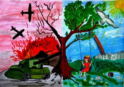 Выставка рисунков «Война глазами детей» 2017, Воробьевский район — дата и  место проведения, программа мероприятия.