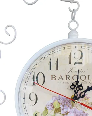 Настенные уличные металлические кварцевые часы, в стиле вокзальных \"  Прованс \" черные (3118) (ID#1832821623), цена: 1920 ₴, купить на Prom.ua