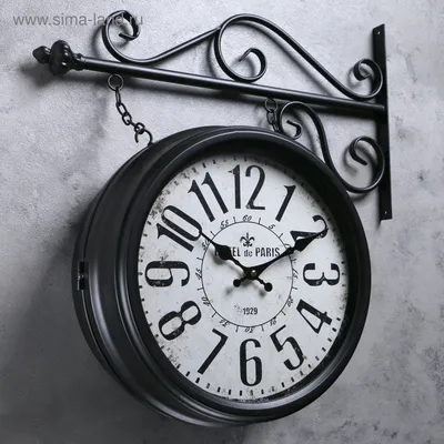 Настенные часы двусторонние Лондон, купить в Гомеле в интернет магазине  подарков