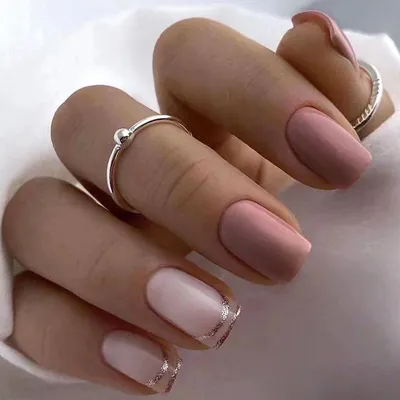 Миндальные накладные ногти, полосатые волнистые ногти с дизайном, носимые  французские искусственные ногти с полным покрытием, накладные ногти |  AliExpress