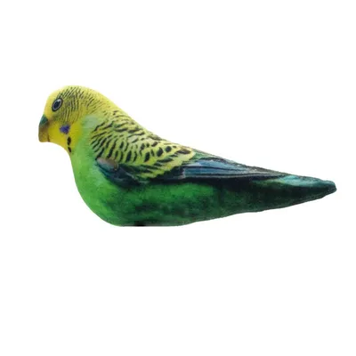 Жёлто-зелёный волнистый попугай, …» — создано в Шедевруме