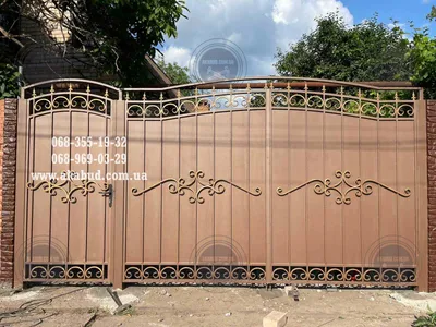 Ворота распашные, установка под ключ, в Москве