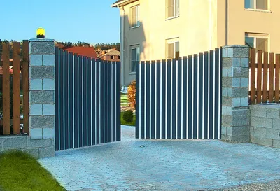 Откатные ворота для загородного дома купить за 40000 руб.