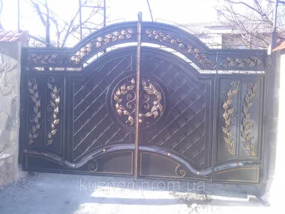 Кованые дворовые ворота с калиткой. Возможна доставка по всей Украине и за  ее пределами. (ID#1890632319), цена: 77600 ₴, купить на Prom.ua