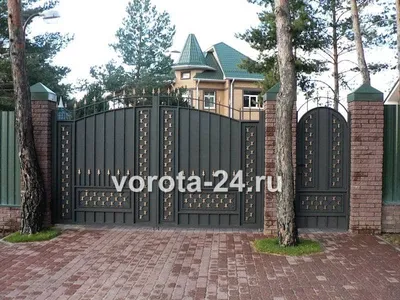 Ворота и калитка из металла, купить в Минске с доставкой