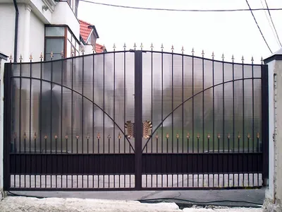 Кованые ворота ВК-18 - цена, фото, заказ