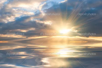 Картина «Восход солнца на море», Ольга Комисарюк