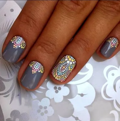 Восточные мотивы или 30 идей для маникюра в индийском стиле | Pretty nails,  Dots nails, Nail art designs