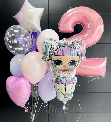 123 шарика Воздушные шары Кукла Лол