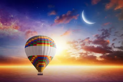 Воздушные шары в небе фото фото