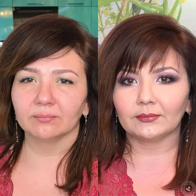 Возрастной макияж с лифтинг-эффектом: фото до и после | Okosmeo.ru –  женский блог о красоте и здоровье | Макияж, Предметы макияжа, Контурный  макияж