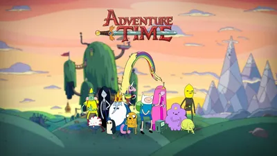 Обои finn, время приключений, арт, adventure time, jack, princess bubblegum  на рабочий стол