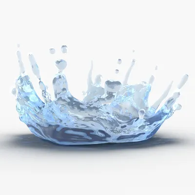 Голубой Всплеск Воды — стоковые фотографии и другие картинки Абстрактный -  Абстрактный, Без людей, Белый - iStock