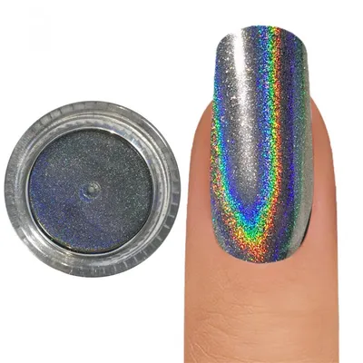 Лазерная втирка \"Призма\" Laser Powder для дизайна ногтей, серебро/ 2г.  (ID#1367679730), цена: 70 ₴, купить на Prom.ua