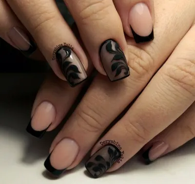 Маникюр Вуаль: новинки дизайна (50 фото) | Manicure, Nail art manicure,  Magic nails