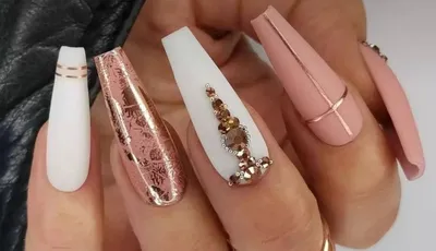 Клейкие женские наклейки для ногтей, маникюрные аксессуары, блестящие  украшения для ногтей, рельефные наклейки для ногтей – лучшие товары в  онлайн-магазине Джум Гик