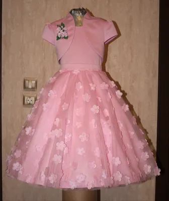 Платье на выпускной в сад НИКОЛЬ, выпускное платье в садик, детское бальное  платье
