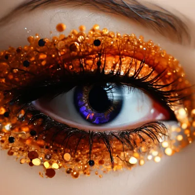 красивый макияж на молодой женщине коричневой модели глаз для макияжа  Стоковое Изображение - изображение насчитывающей краска, состав: 236865221