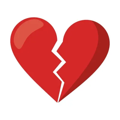 Разбитое сердце . Stock Vector | Adobe Stock