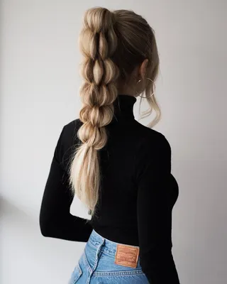 ОБЪЕМНЫЙ ВЫСОКИЙ ХВОСТ БЕЗ ШИНЬОНА!/VOLUMINOUS PONYTAIL WITHOUT CHIGNON! -  YouTube