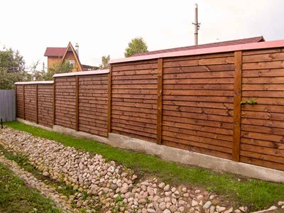 Деревянный забор «Жалюзи» - Kern Haus