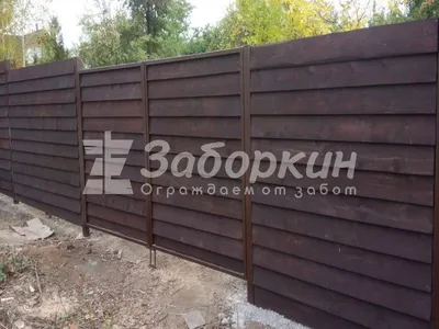 Деревянный забор \"Елочка\" купить по цене 196820 руб. в Москве от  производителя