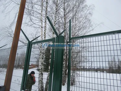 Забор в Токсово под ключ из сварной сетки Гиттер