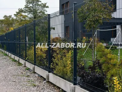 Забор из сетки: полимерной, рабицы, сварной, гиттер в Тверской области,  стоимость.