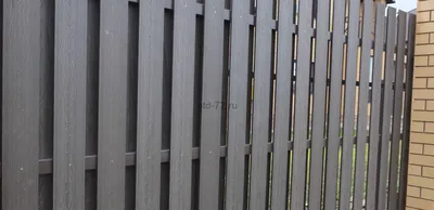 Забор из ДПК Плетёнка в Калининграда | Цена на забор из забор из ДПК  Плетёнка