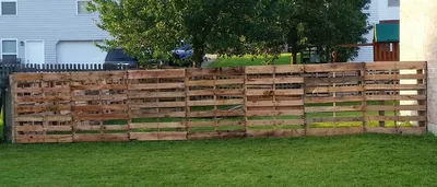 Fence for KOPIES from pallets-pallets. HOW MUCH does the fence cost with  your own hands - YouTube