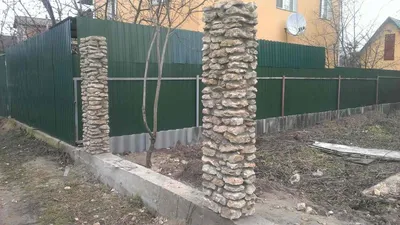 Забор из камня под ключ - установка каменных заборов в Краснодаре