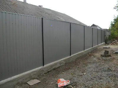Забор из профнастила с полимерным покрытием \"Шоколад\" купить в Тюмени  недорого | Биллион