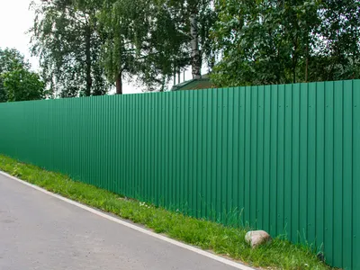 Забор из профнастила с установкой под ключ в Запорожье. Актуальная цена и  расчет сметы на вайбер