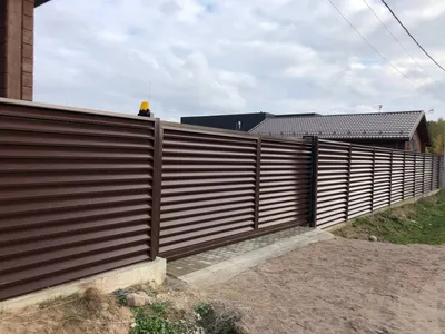 Забор жалюзи 125м RAL7024 серый графит в Пятигорске