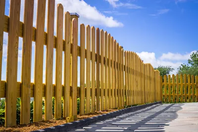 Деревянный забор для дачи под ключ цена от 1250 руб/м. Гарантия.