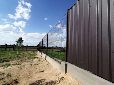 Купить забор из металлопрофиля в Минске | Заборы из металлоштакетника по  низким ценам