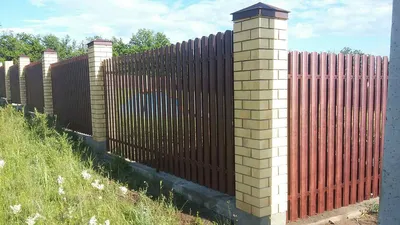 Купить забор в Минске из металлического штакетника от производителя!