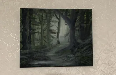 Красивые загадочный лес» — создано в Шедевруме