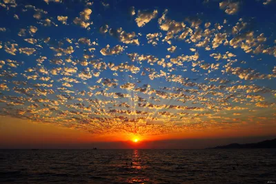 Красивый закат на море | Пикабу