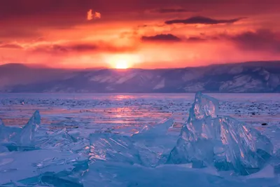 Озеро Байкал закат (58 фото) - 58 фото
