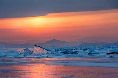 Природа Байкала | Закат на Байкале
