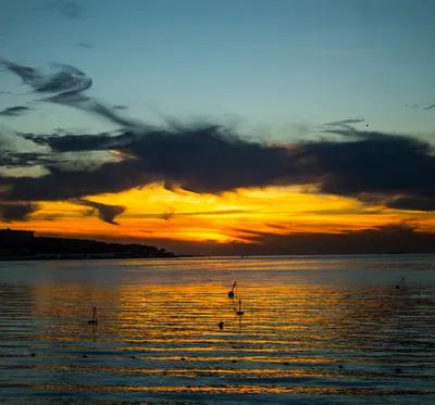 Закат на черном море, Крым — Фото №1355380